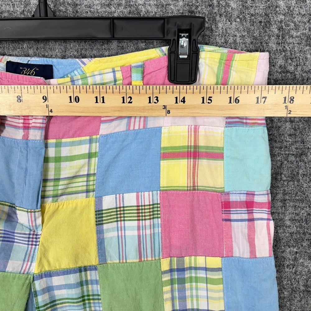 Brooks Brothers Pants 12 Patchwork Madras Preppy … - image 6